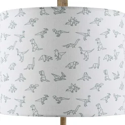 Kirklands Home Table Lamps|Geo Dinosaur Table Lamp White