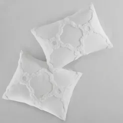 Kirklands Home Comforters|Geometric California King 3-pc Comforter Set White