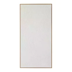 Kirklands Home Canvas Art|Geometric Dimensional Canvas Art Print White
