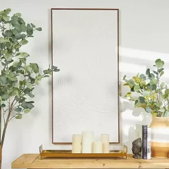 Kirklands Home Canvas Art|Geometric Dimensional Canvas Art Print White