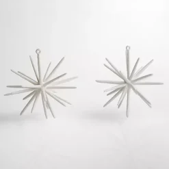 Online Glitter Sputnik Ornaments, Set of 2 Christmas Ornaments