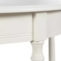 Kirklands Home Console Tables|Half Moon Tinslee Console Table White