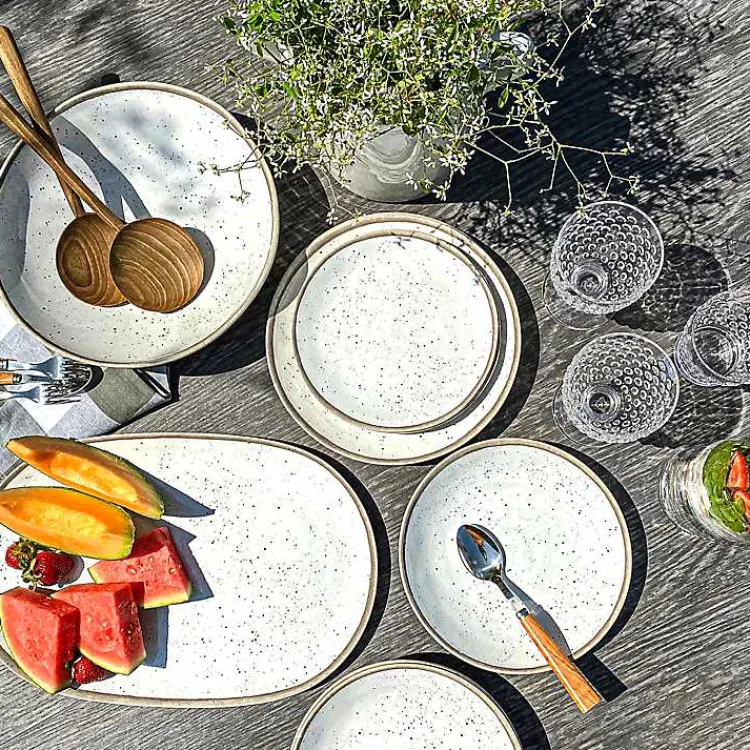 Kirklands Home Outdoor Dining|Haven Melamine Serving Bowl White