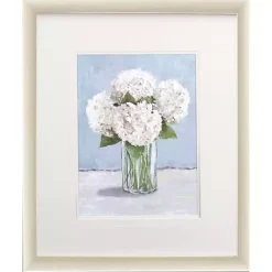 Kirklands Home Framed Art|White Hydrangeas I Framed Art Print