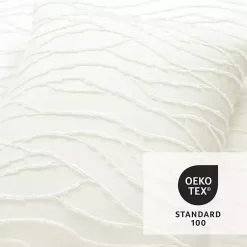 Kirklands Home Comforters|Jacquard Wave 3-pc. King Comforter Set White