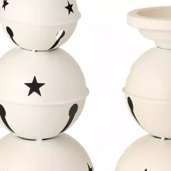 Outlet Jingle Bells Candle Holders, Set of 2 Christmas Decorations
