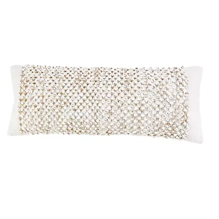 Discount Jute Hand Knotted Lumbar Pillow Pillows