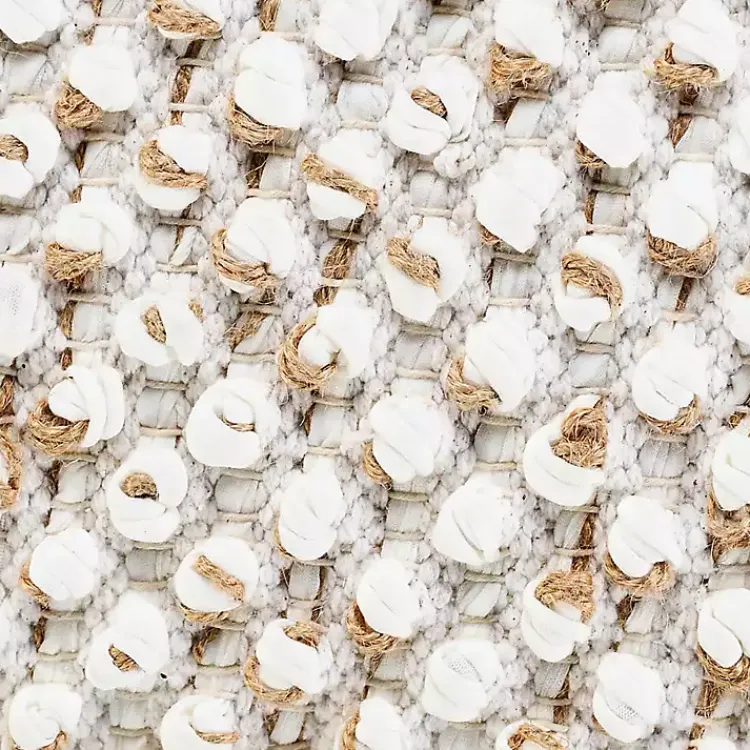 Discount Jute Hand Knotted Lumbar Pillow Pillows