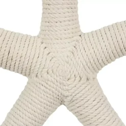 Kirklands Home Wall Plaques|Jute Starfish Wall Plaque White