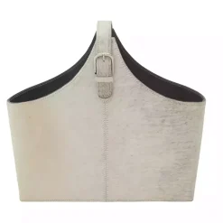 Leather Textured Magazine Rack Baskets & Boxes