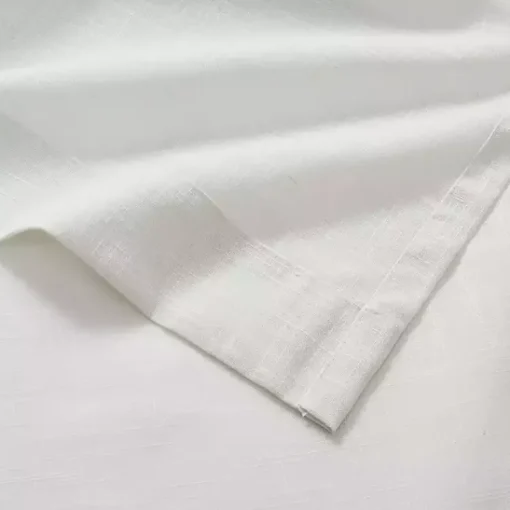 Kirklands Home Curtains & Drapes|Linen Blend Curtain Panel Set, 84 in. White