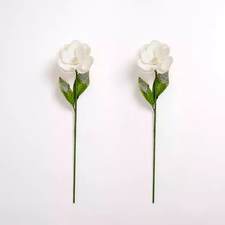 Online Magnolia Christmas Stems, Set of 2 Stems & Bouquets