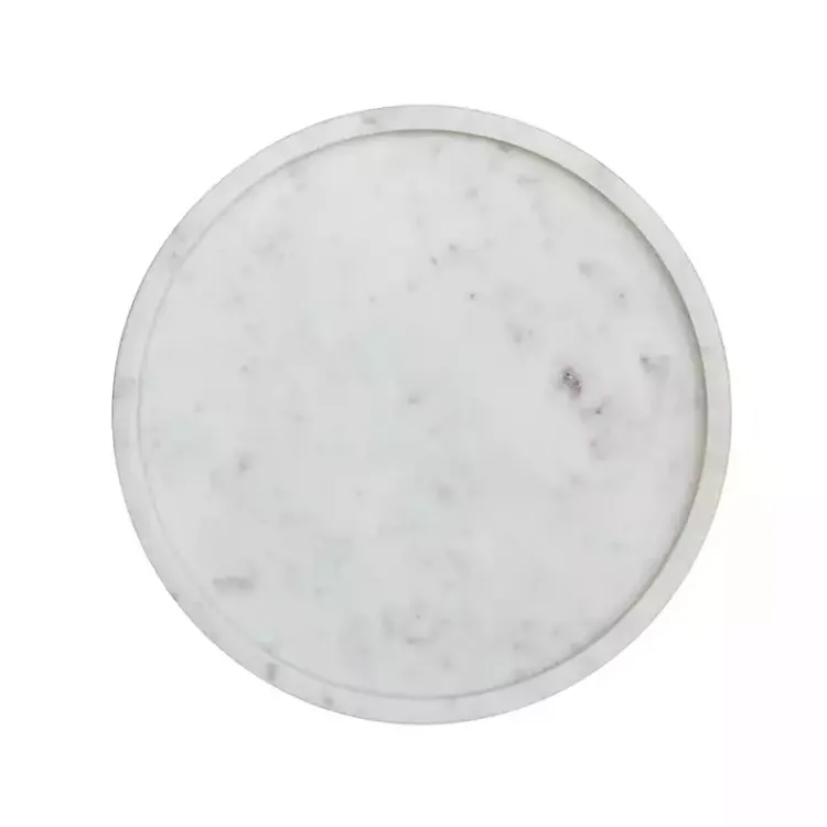 Kirklands Home Accent & End Tables|Marble & Gold Cocktail Table White