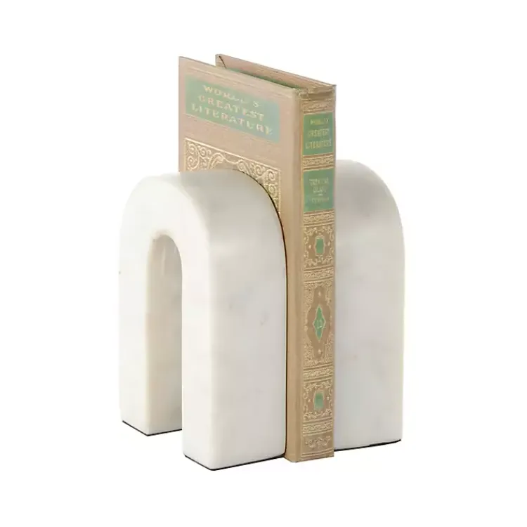 Online Marble Arched Bookends, Set of 2 Decorative Accents