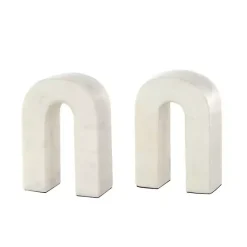 Online Marble Arched Bookends, Set of 2 Decorative Accents