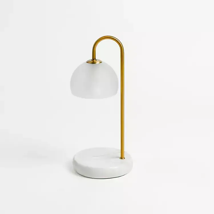 White Marble Base Candle Warmer Lamp Home Fragrance