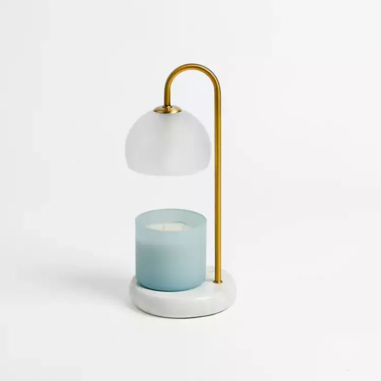 White Marble Base Candle Warmer Lamp Home Fragrance