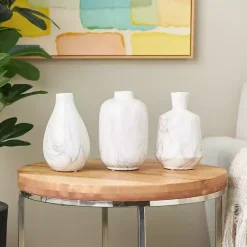 New Marble Ceramic Vases, Set of 3 Vases