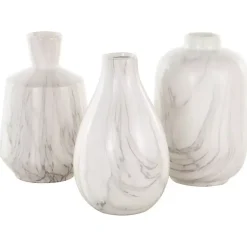 New Marble Ceramic Vases, Set of 3 Vases