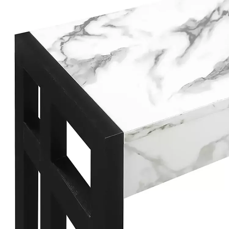 Kirklands Home Console Tables|Marble Monterey Console Table White
