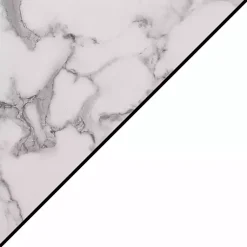 Kirklands Home Accent & End Tables|Marble Round Coffee Table White