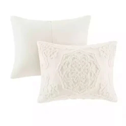 Kirklands Home Comforters|Medallion Full/Queen 3-pc. Comforter Set White