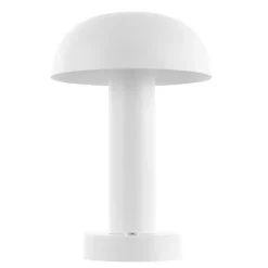 Kirklands Home Table Lamps|Metal LED Cordless Touch Lamp, 10 in. White
