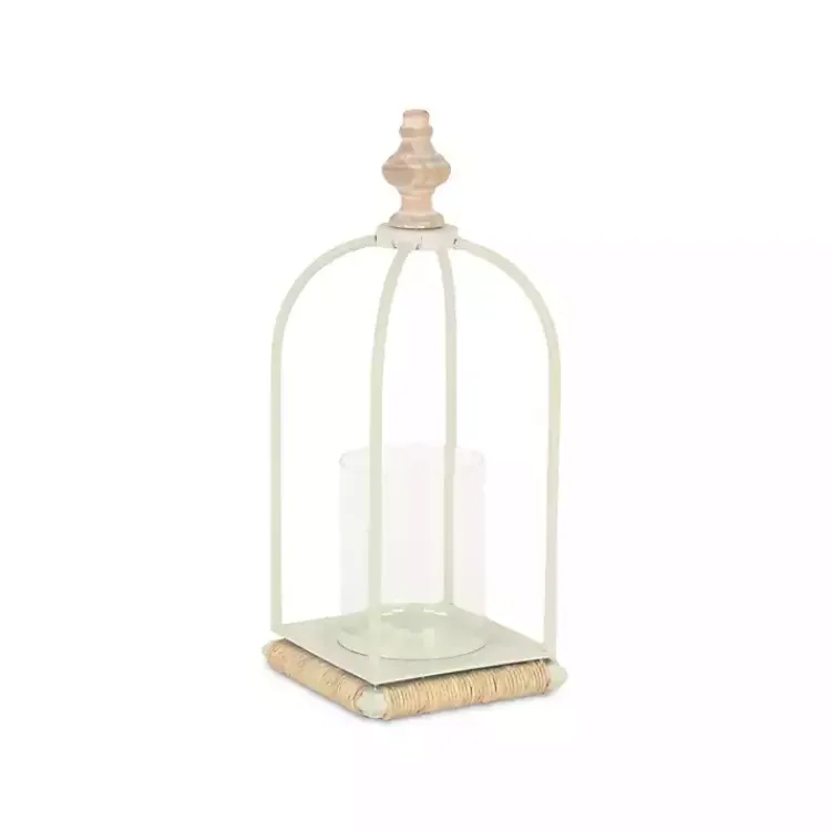 Outlet Metal Rope Wrapped Lantern Lanterns