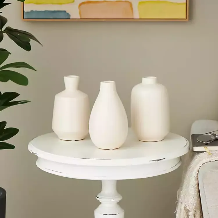 Hot Minimalist Ceramic Vases, Set of 3 Vases