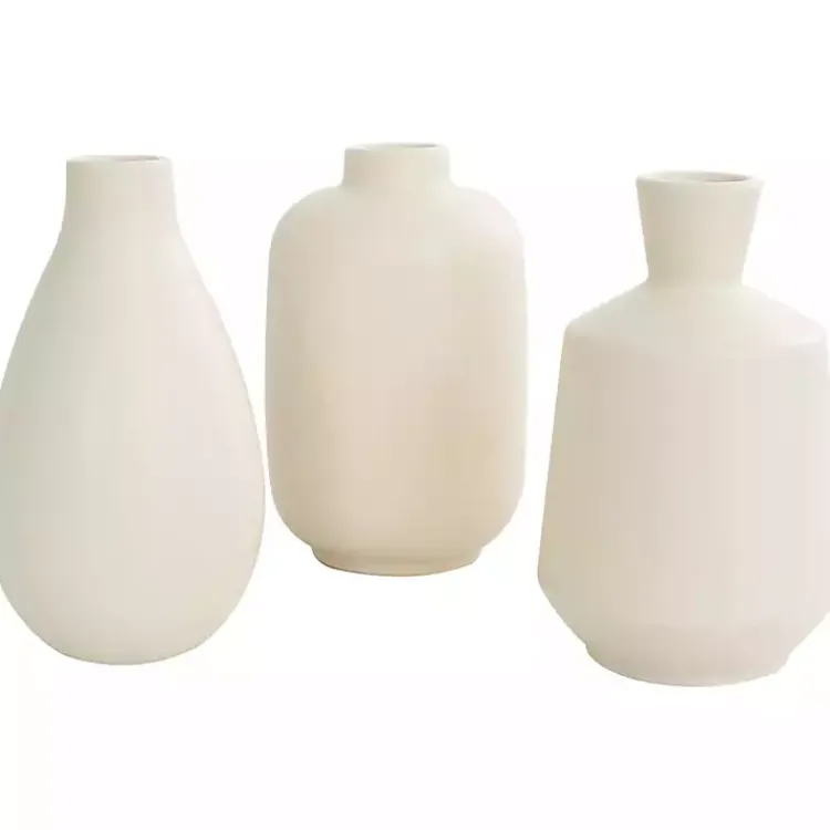 Hot Minimalist Ceramic Vases, Set of 3 Vases