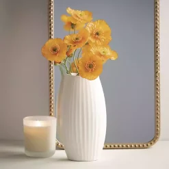 Discount Modern Ribbed Ceramic Vase Vases