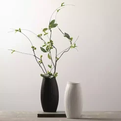 Discount Modern Ribbed Ceramic Vase Vases
