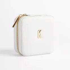 Online Monogram K Travel Jewelry Box Monogram Seasonal Decor
