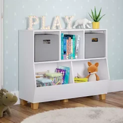 Kirklands Home Bookshelves|Multi Cubby Organizer Bookshelf White