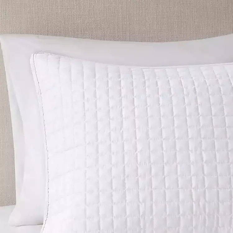 Kirklands Home Bedspreads & Coverlets|Nash 3-pc. Reversible King Coverlet Set White