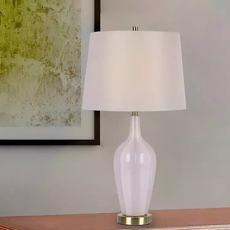 Kirklands Home Table Lamps|Needle Neck Ceramic Table Lamps, Set of 2 White