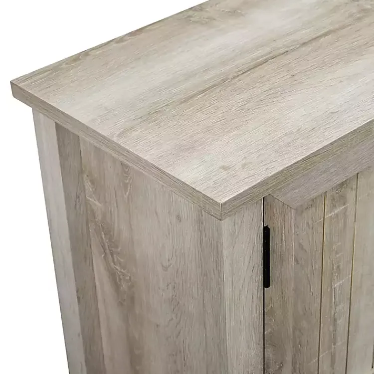 Kirklands Home Tv Stands & Media Consoles|White Oak Grooved Door TV Stand Ivory