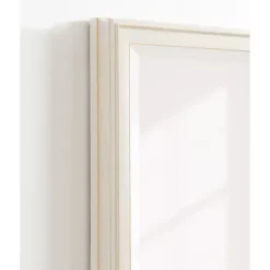 Kirklands Home Decorative Mirrors|White Oakhurst Rectangle Wall Mirror, 30 in.