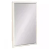Kirklands Home Decorative Mirrors|White Oakhurst Rectangle Wall Mirror, 36 in.