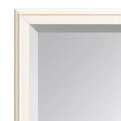 Kirklands Home Decorative Mirrors|White Oakhurst Rectangle Wall Mirror, 36 in.