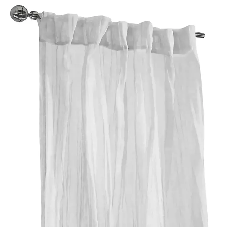 Kirklands Home Curtains & Drapes|Paloma Curtain Panel, 84 in. White