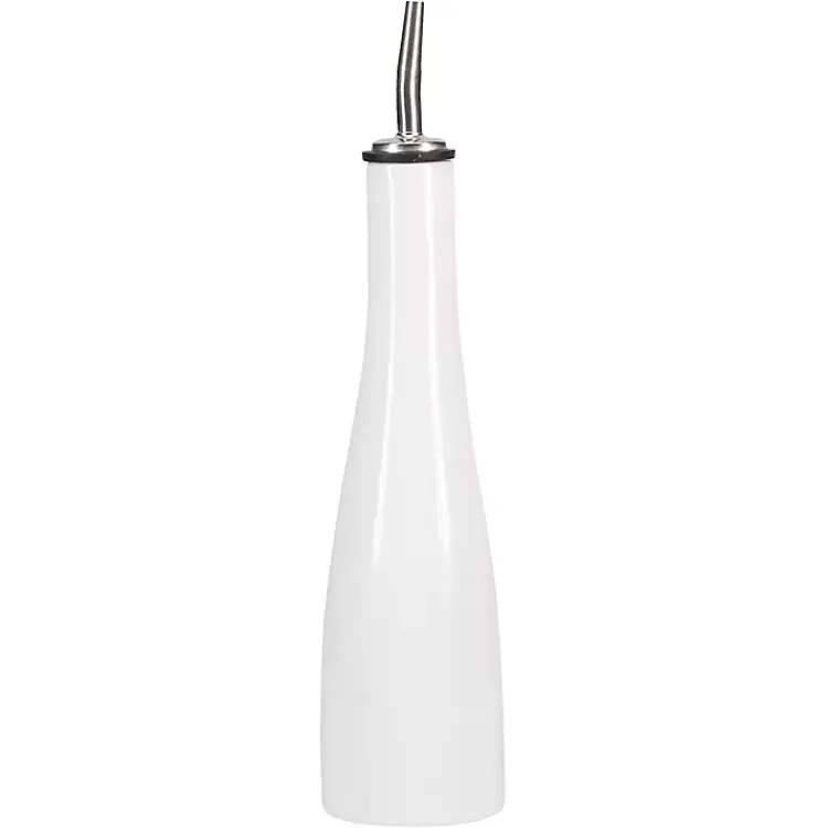 Kirklands Home Kitchen Accessories|Porcelain 2-pc. Oil and Vinegar Carafe Set White