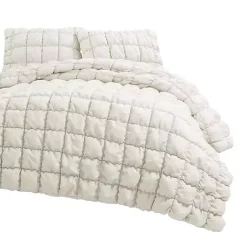 Kirklands Home Comforters|Puff 3-pc. Full/Queen Comforter Set White