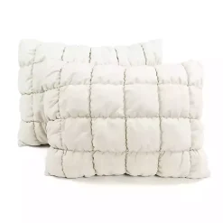 Kirklands Home Comforters|Puff 3-pc. Full/Queen Comforter Set White