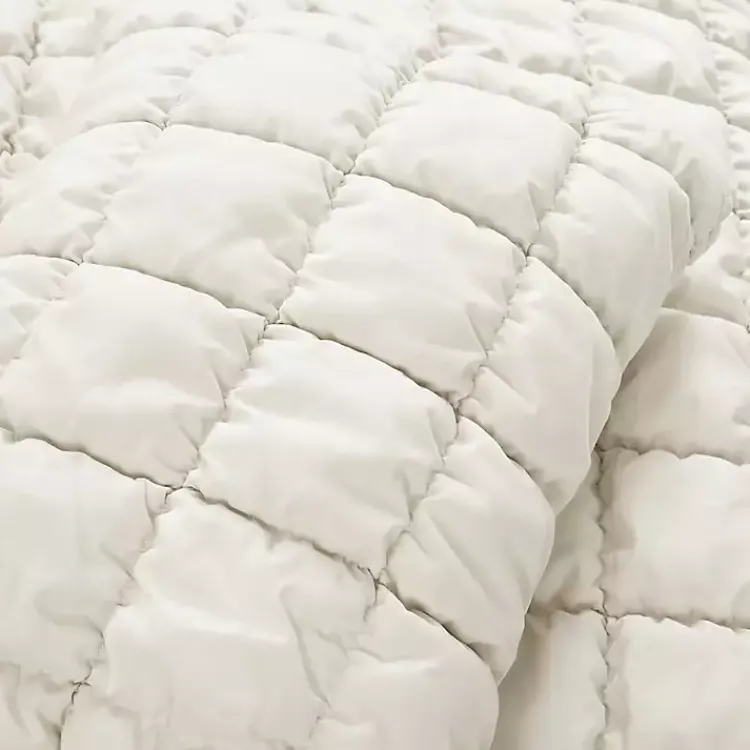 Kirklands Home Comforters|Puff 3-pc. Full/Queen Comforter Set White