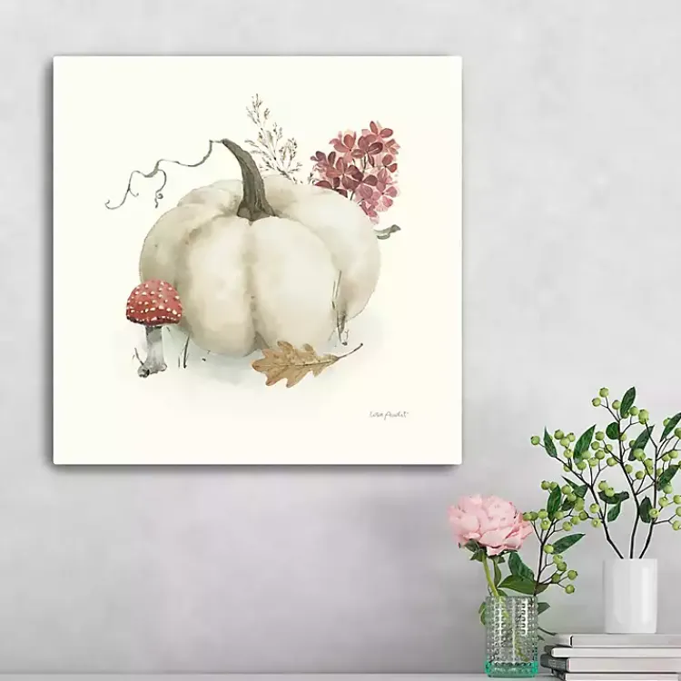 Outlet Pumpkin and Foliage Canvas Print, 20x20 in. Fall