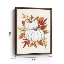 Outlet Pumpkins Framed Canvas Art Print Fall