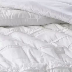 Kirklands Home Comforters|White Quilted California King 5-pc. Comforter Set
