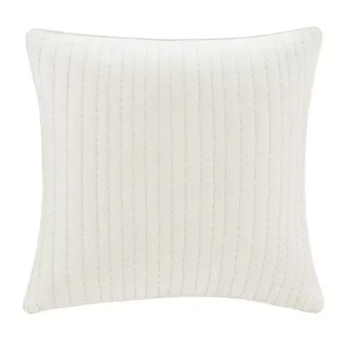 Kirklands Home Bedding Essentials|Quilted Euro Pillow Sham White