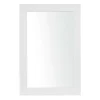 Kirklands Home Framed Mirrors|White Rectangular Wood Wall Mirror